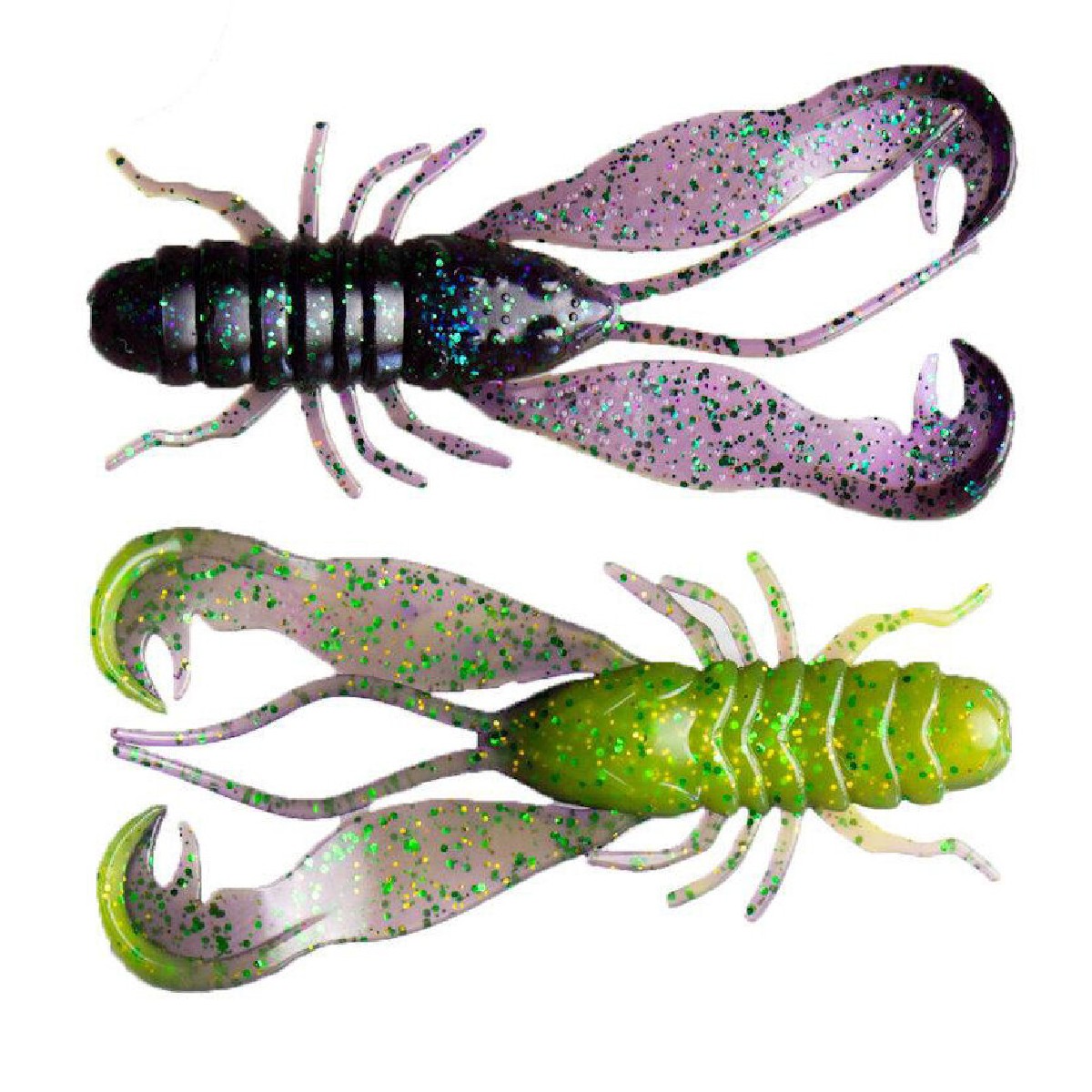 LMAB Finesse Filet Craw 4 cm 7st. Purple Rave