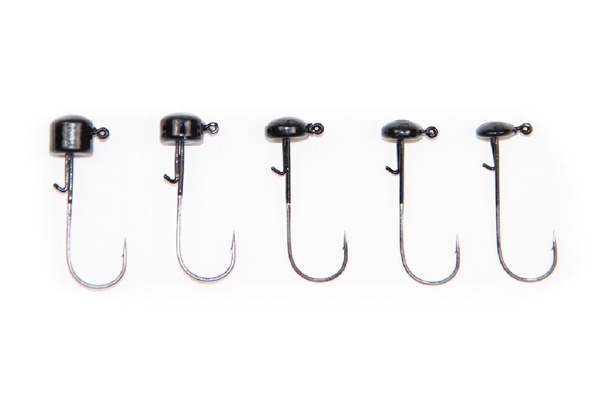 X Zone Ned Rig Head Black 2/0 5st. 7 gr