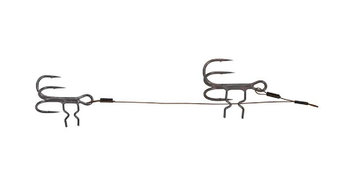 Fox Rage Strike Point Double Stinger 18 & 7cm 40lb Size 1 & 2 2st. Fox Rage Strike Point Double Stinger 18 & 7cm 40lb Size 1 & 2 2st.