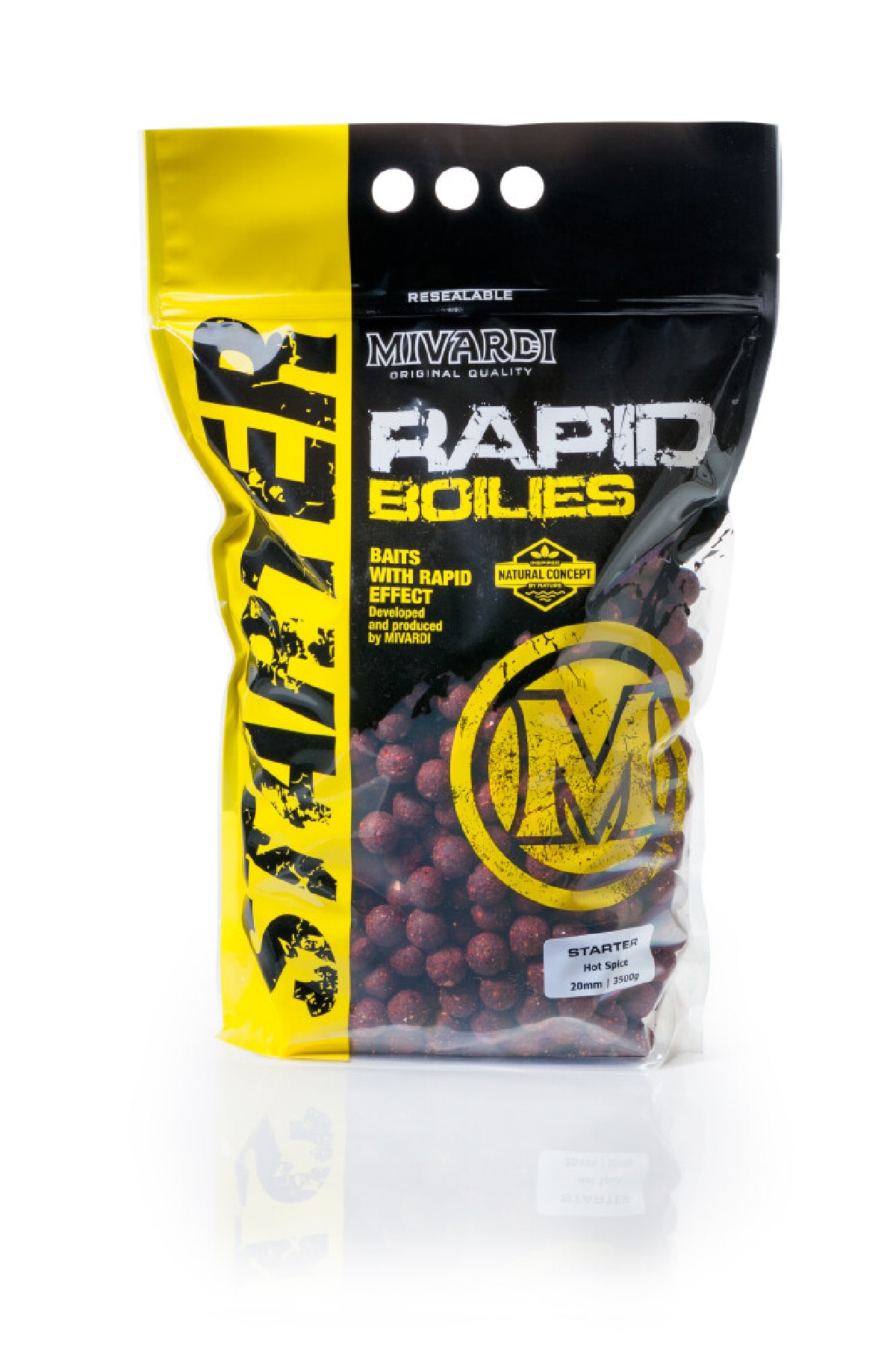 Mivardi Rapid Boilies Hot Spice 20mm 3.5kg