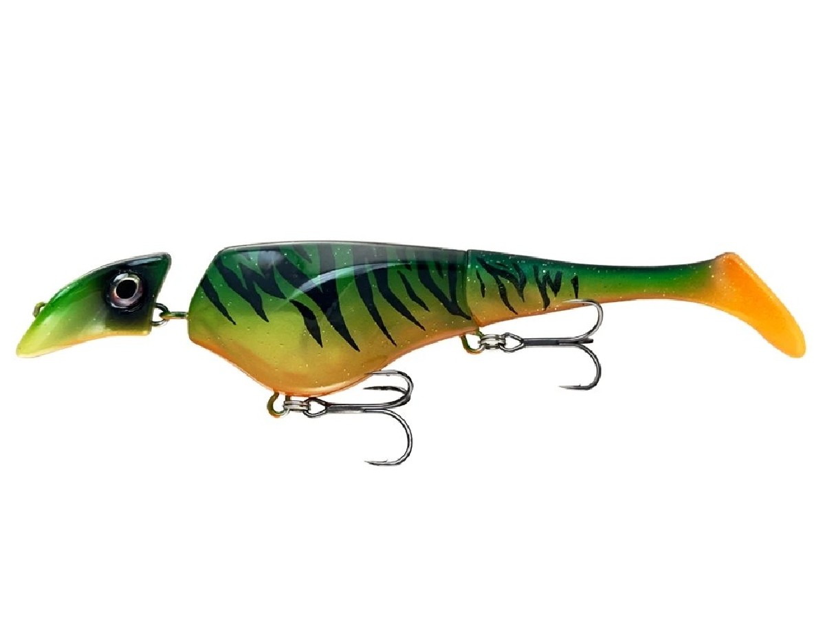 Headbanger Shad 16cm 29gr Suspending Firetiger Stealth