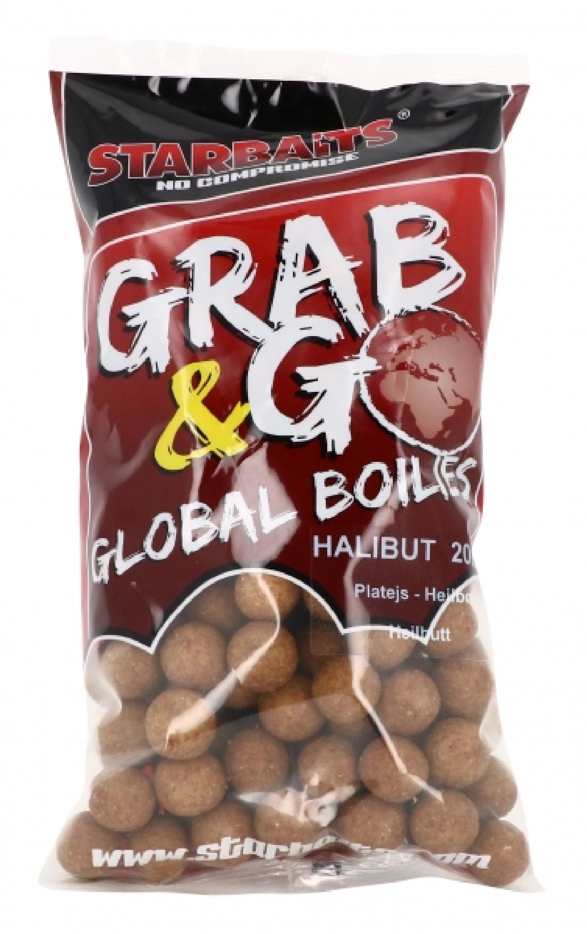 Starbaits Grab & Go Global Boilies 14mm 1Kg Halibut