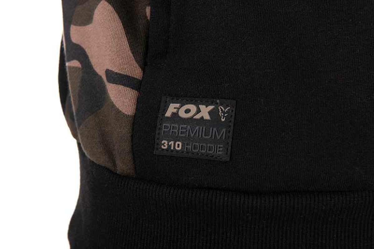 Fox Black / Camo Pullover Premium 310 Hoodie XX-Large Fox Black / Camo Pullover Premium 310 Hoodie XX-Large