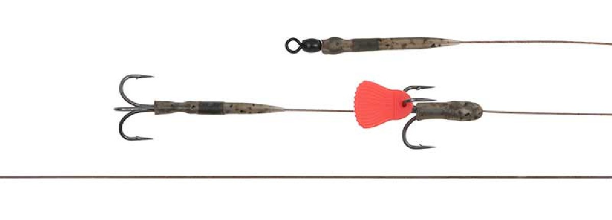 Fox Rage Predator Twin Treble Trace 52cm / 40lb Size 8 Barbed