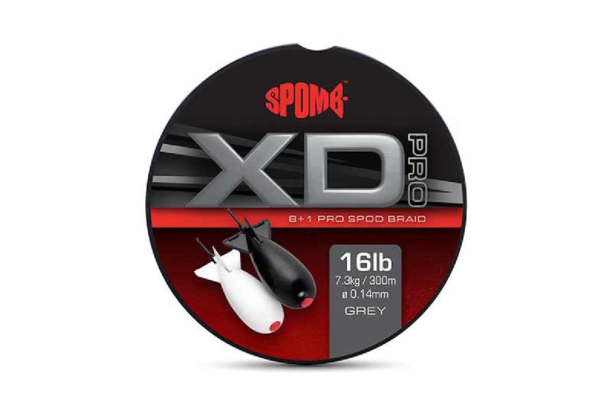 Spomb XD Pro Braid Grey 8+1 String 0.14mm 16lb