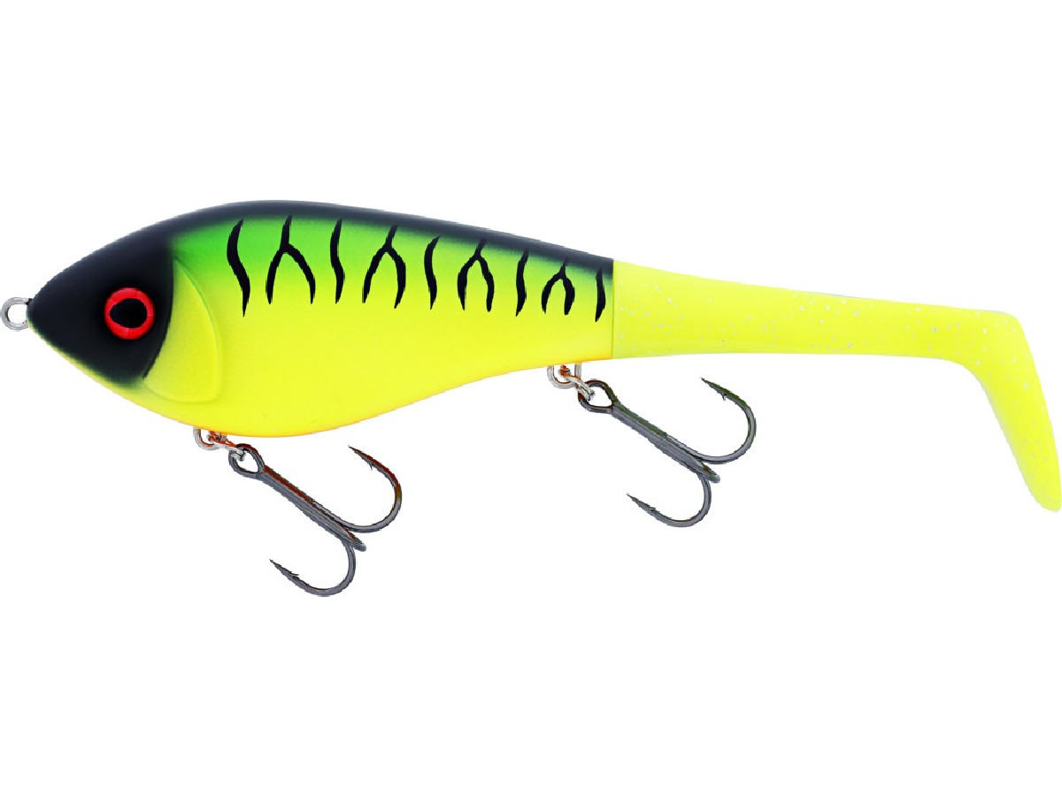 Westin Swim Tail 12cm Sinking 68gr 1 Body With 2 Tails Firetiger