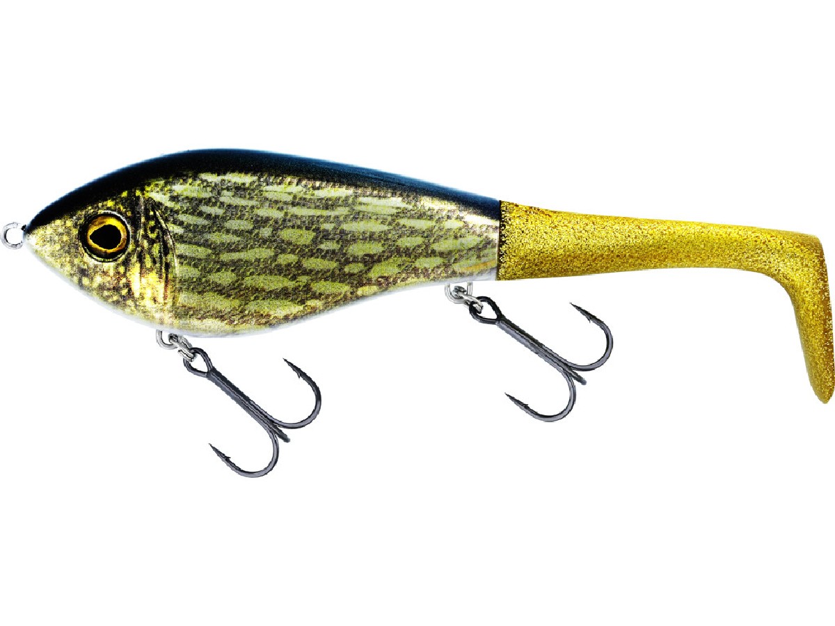 Westin Swim Tail 12cm Sinking 68gr 1 Body With 2 Tails Real Pike