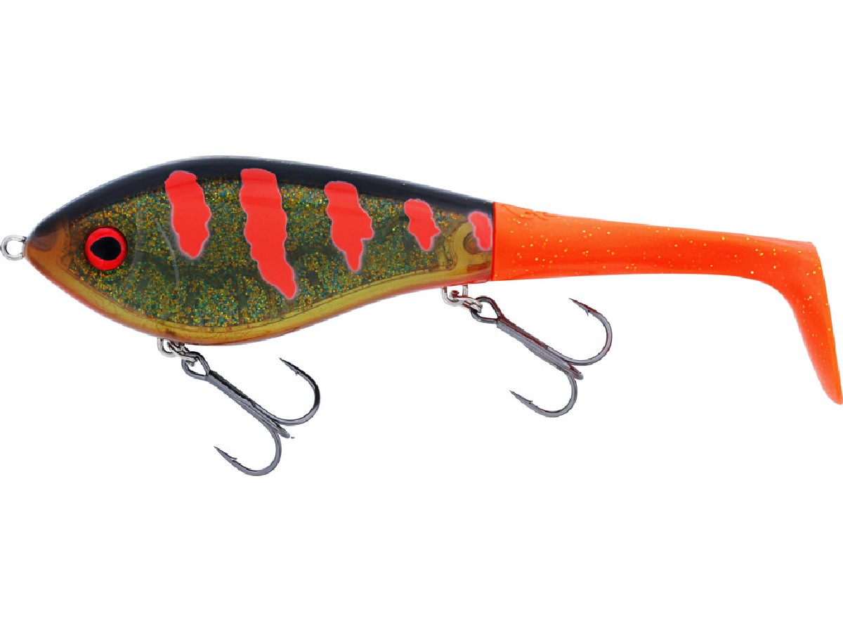 Westin Swim Tail 12cm Sinking 68gr 1 Body With 2 Tails 3D Motoroil Blood