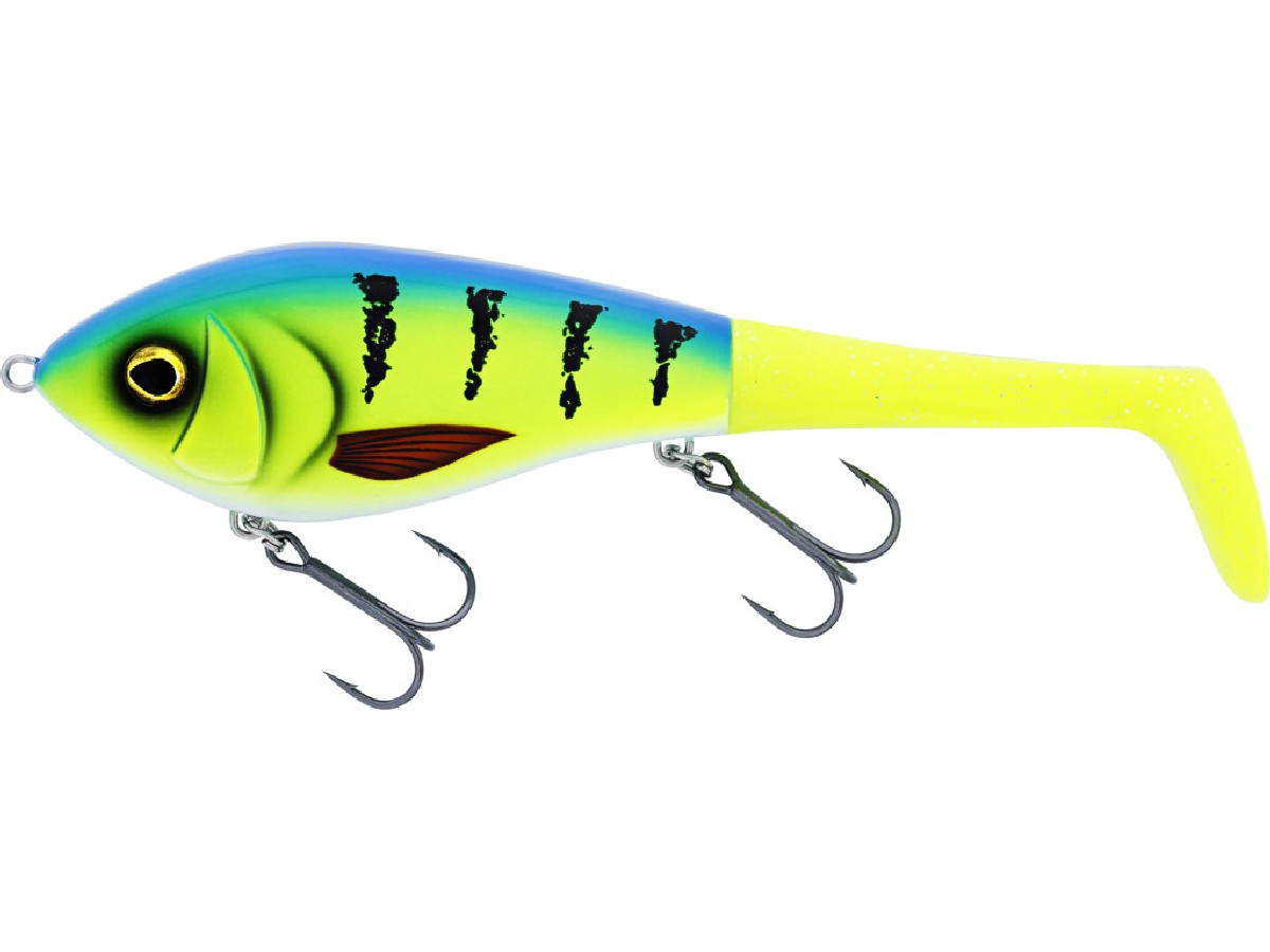 Westin Swim Tail 12cm Sinking 68gr 1 Body With 2 Tails Striped Bluegrass