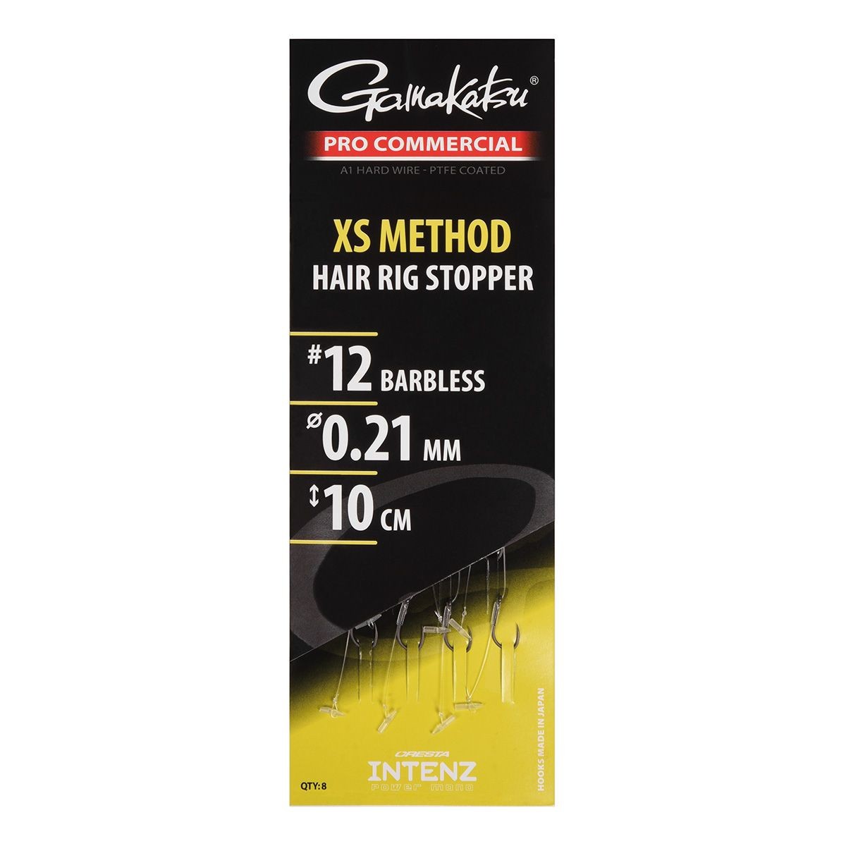 Gamakatsu Pro-C Xs Method A1 Hair Rig Easy Stop Barbless 15cm 0.21mm Size 12