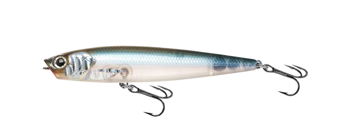Lucky Craft Gunfish 95NF Silver Cheek Ghost Minnow