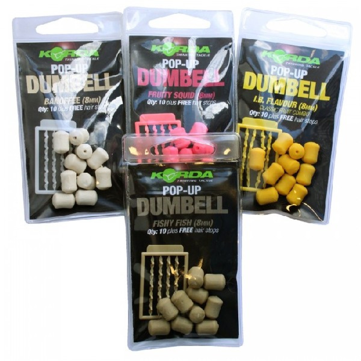 Korda Slow Sinking Dumbell 16mm Banoffee Korda Slow Sinking Dumbell 16mm Banoffee