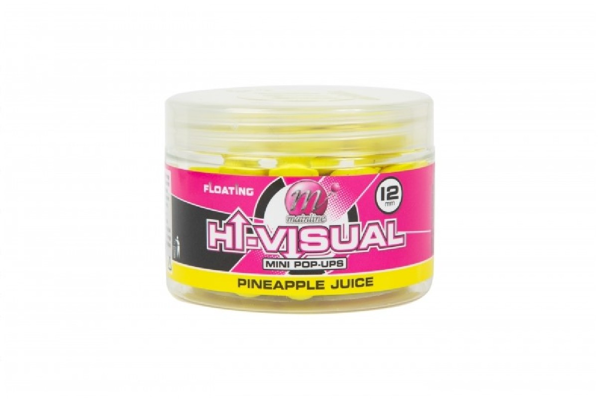 Mainline High Visual Mini Pop-Ups 12mm Yellow Pineapple Juice Mainline High Visual Mini Pop-Ups 12mm Yellow Pineapple Juice