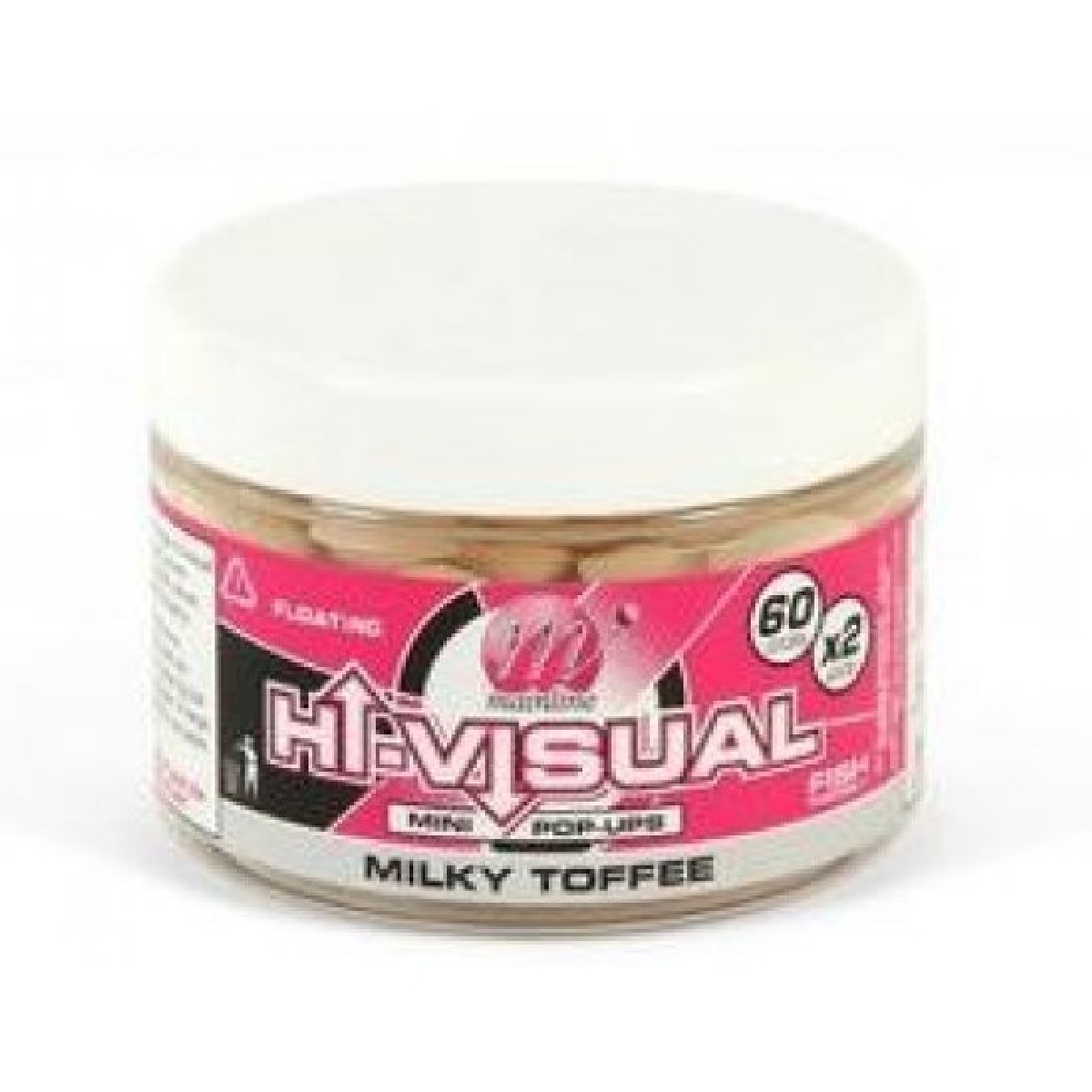 Mainline High Visual Mini Pop-Ups 12mm White Milky Toffee Mainline High Visual Mini Pop-Ups 12mm White Milky Toffee