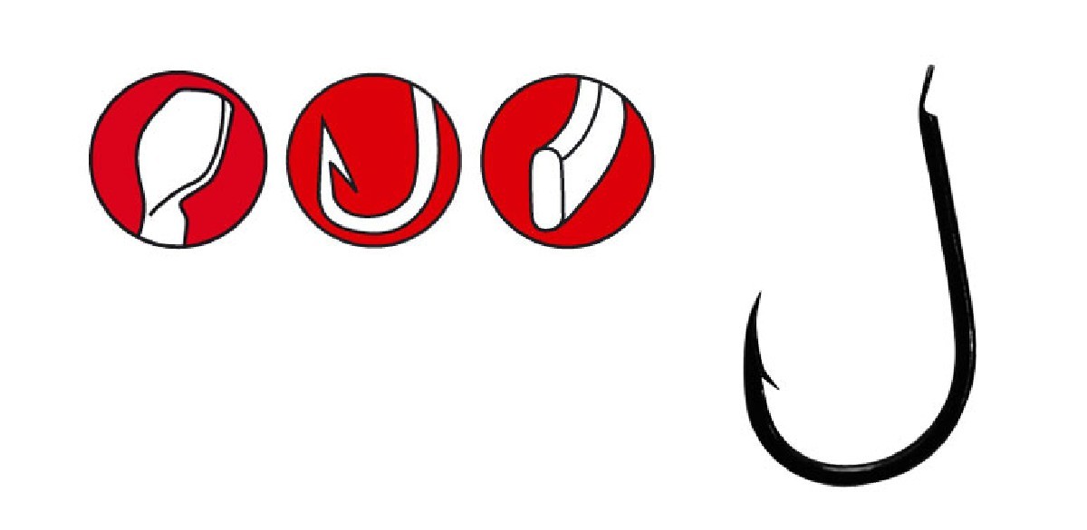 Gamakatsu Power Carp Nsb Size 16, 15 st Gamakatsu Power Carp Nsb Size 16, 15 st