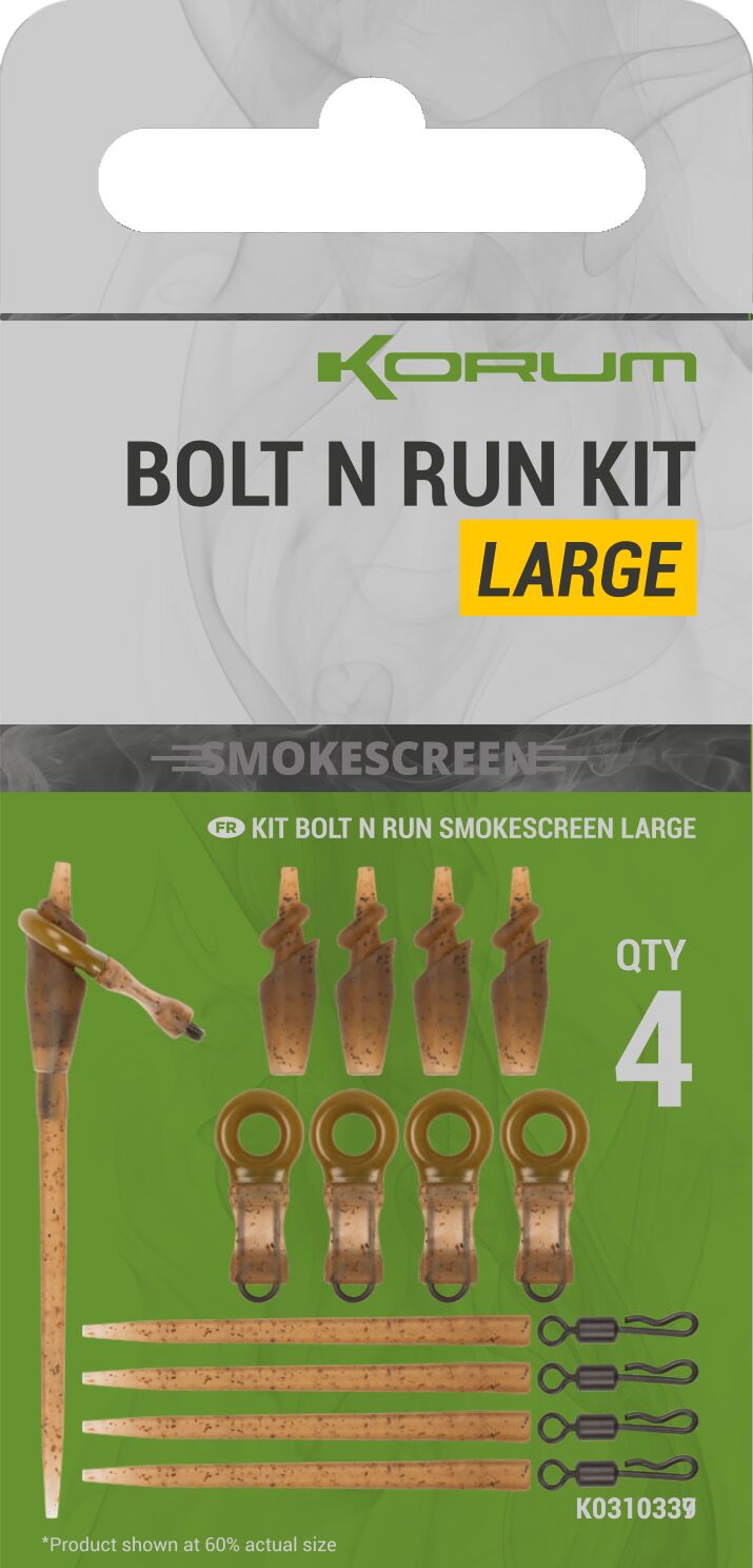 Korum Smokescreen Bolt & Run Kit Large