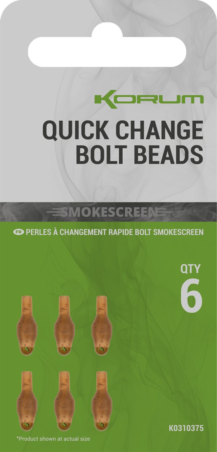 Korum Smokescreen Quick Change Bolt Beads