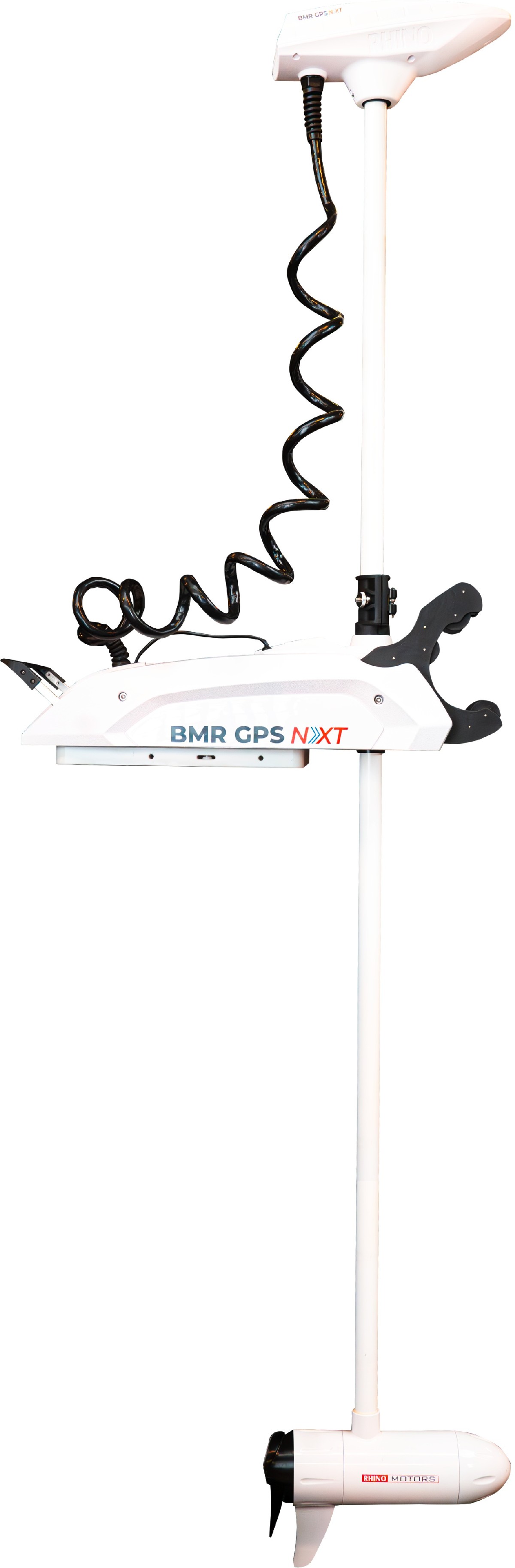 Rhino BMR GPS NxT Longshaft 12V Electric Outboard Motor White 65lbs