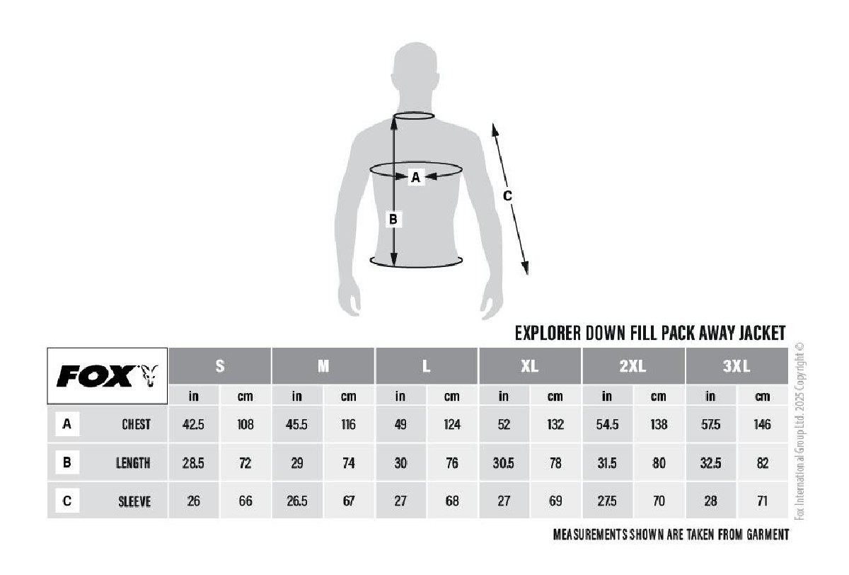 Fox Explorer Downfill Packaway Jacket X-Large