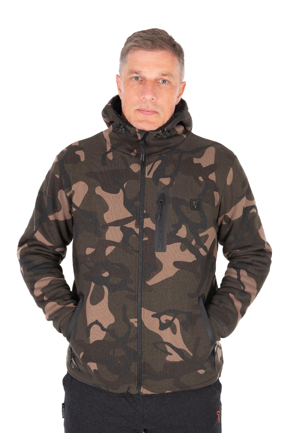 Fox Camo Full Zip Premium Sherpa 310 Hoodie X-Large