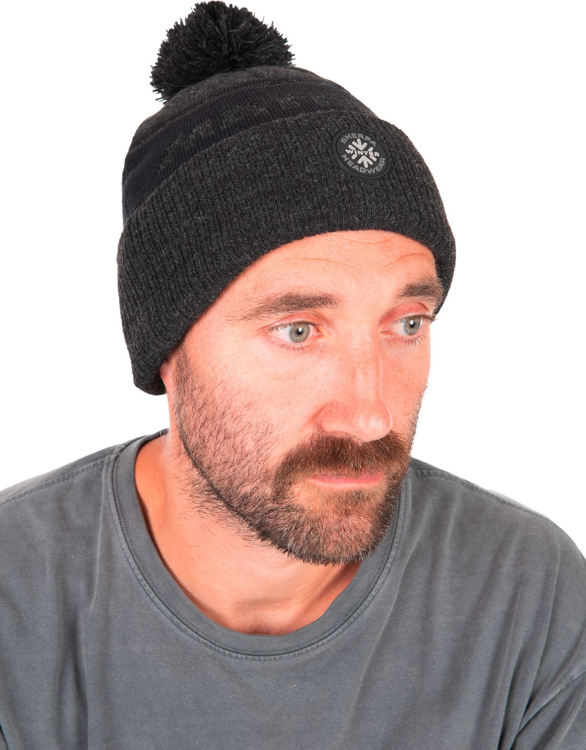 Matrix Grey Sherpa Bobble Hat