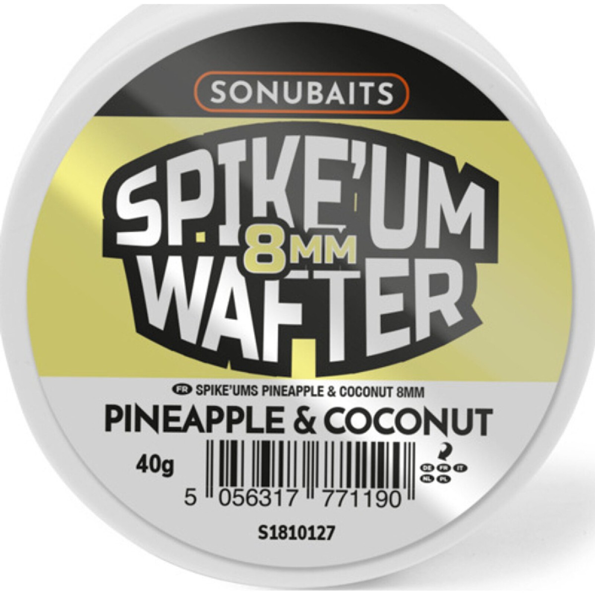 Sonubaits Spike'Um Wafters 8mm Pineapple Sonubaits Spike'Um Wafters 8mm Pineapple