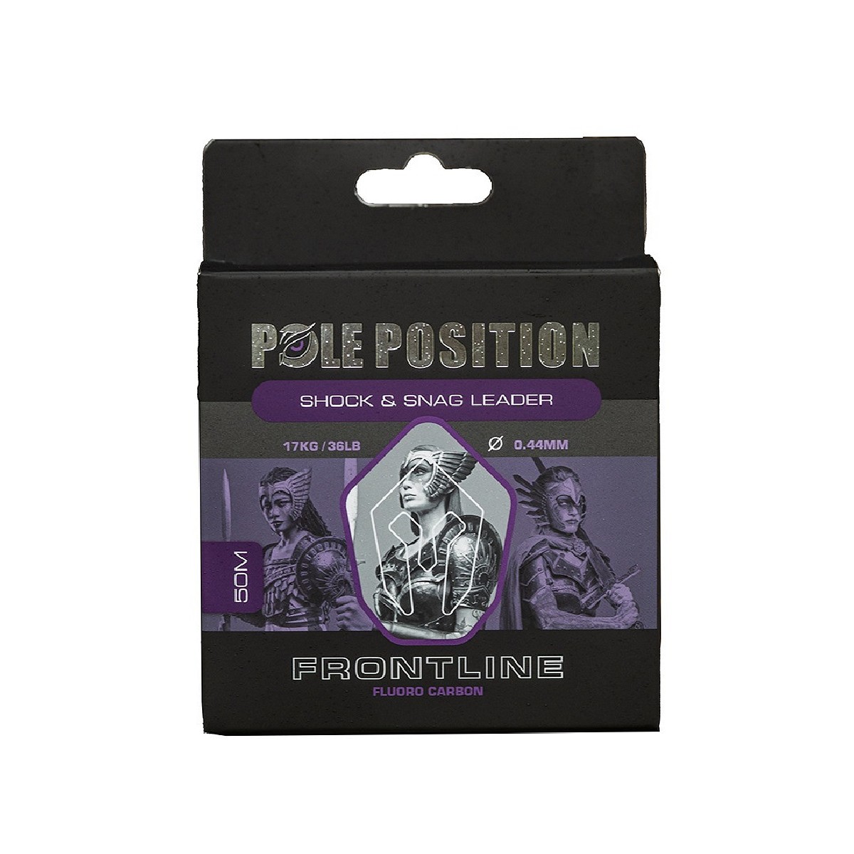 PolePosition Shock & Snag Leader Frontline Fluoro Carbon  54lb 0,52mm 50m