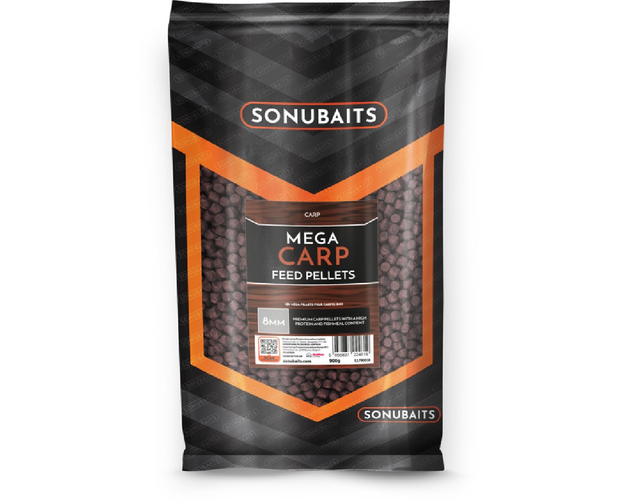 Sonubaits Mega Carp Feed Pellets 8mm  900gr