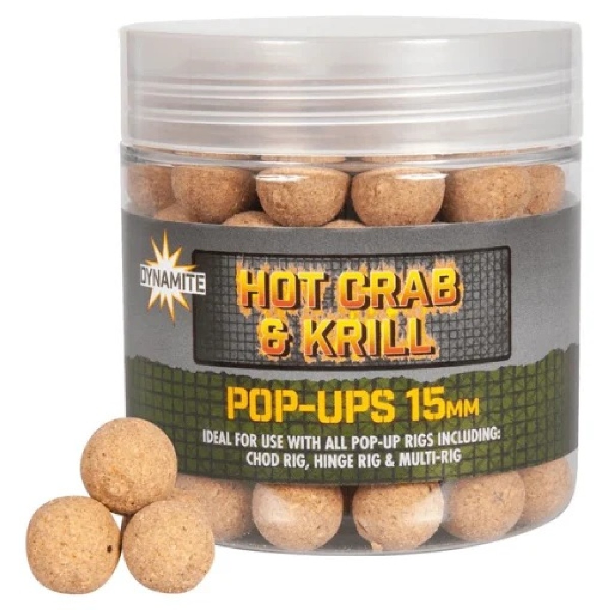 Dynamite Hot Crab & Krill Pop-Ups 15mm
