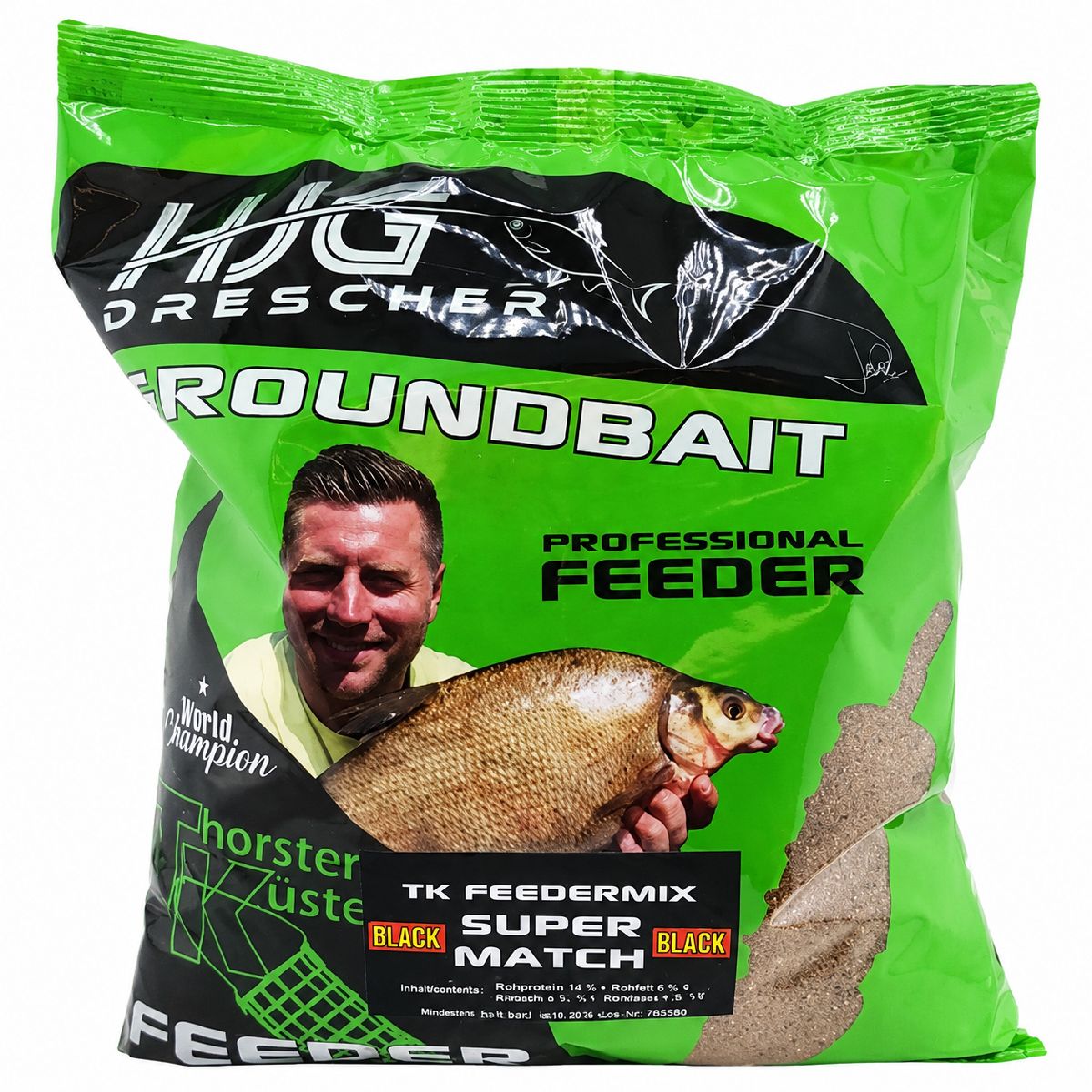 HJG Drescher TK Feedermix 1 kg Super Match Dark HJG Drescher TK Feedermix 1 kg Super Match Dark