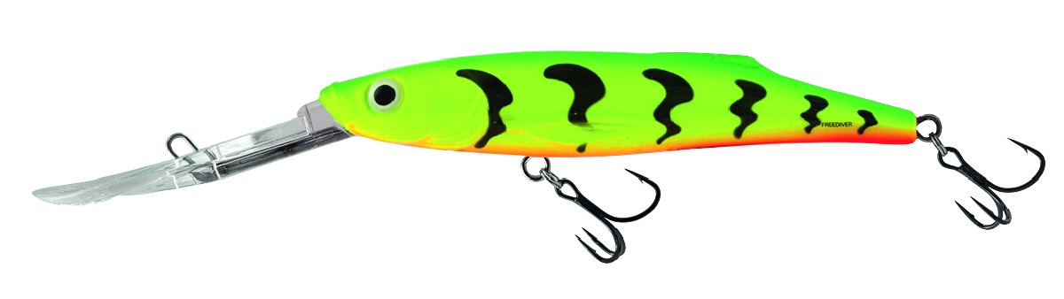 Salmo Freediver 9Cm Green Tiger Salmo Freediver 9Cm Green Tiger