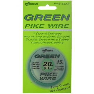 Drennan Green Pike Wire 15m 20lb 0,38mm 9,1kg