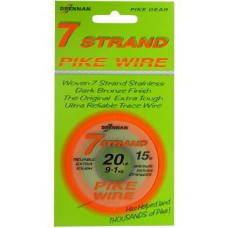 Drennan Trace Wire 7Strand 15m 28lb 0,33mm 12,7kg