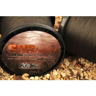 Korda Sub Braid 1200M 20lb - 9,09Kg 0.35mm