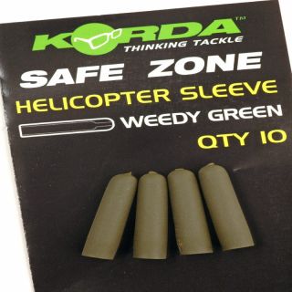 Korda Heli Rubber Weedy Green 10 stuks