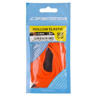 Cresta Hollow Elastic 2.4 mm 5 m Fluor Orange