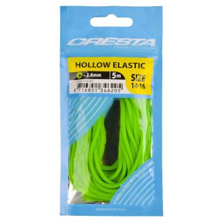 Cresta Hollow Elastic 2.6 mm 5 m Fluor green