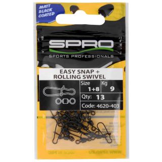Spro Mb Easy Snap + Rg Swivel 3+5 - 10St.