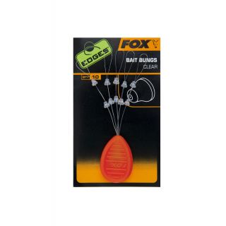 Fox Edges Bait Bungs Clear x 10