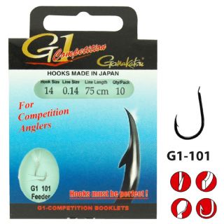 Gamakatsu G-1 Competition G1-101 75cm 12-0.16, 10 st