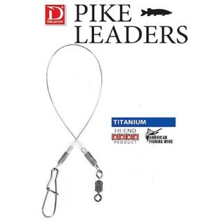 Dragon Titanium classic leader 9 kg 1 pcs. 30 cm