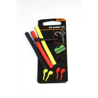 Fox Zig Aligna Kit (6 x sleeves, tool & 3 x foam) Yellow / Black / red