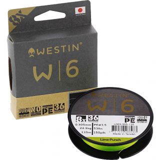 Westin W6 8 Braid Lime Punch 135m 0.148 mm 6.8kg