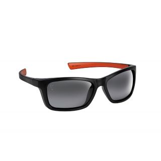Fox Wraps Black & Orange Brown Lense Sunglasses