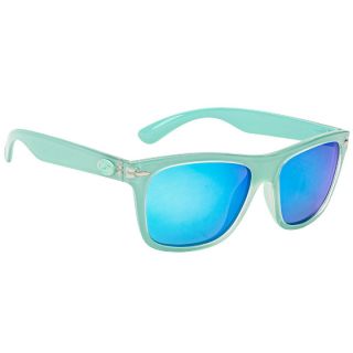 Strike King Plus Cash Seafoam Crystal Frame White Blue Mirror Gray Base Lens