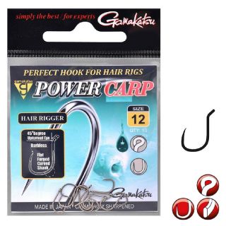 Gamakatsu Power Carp Hair Rigger Barbless Haak: 12