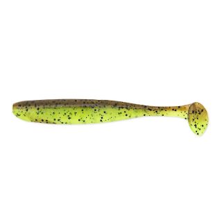 Keitech Easy Shiner 4inch 10Cm 7st. Green Pumpkin / Chartreuse