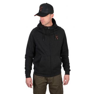 Fox Collection Lightweight Hoody Black & Orange XXX-Large