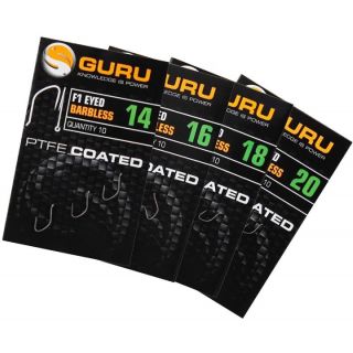 Guru F1 Eyed Hook Size 14