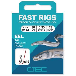 Spro C-Tec Fast Rigs Eel Classic 60cm Size 6 0,22mm